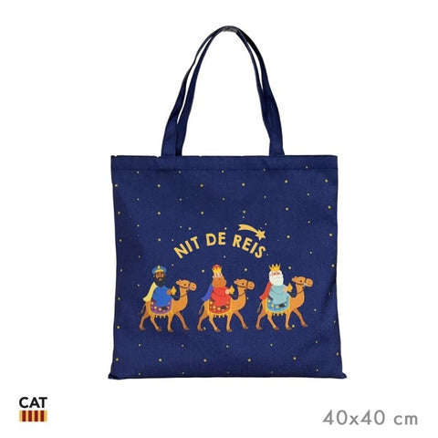 Bolsa de Tela Tote ''Nit de Reis'' Català