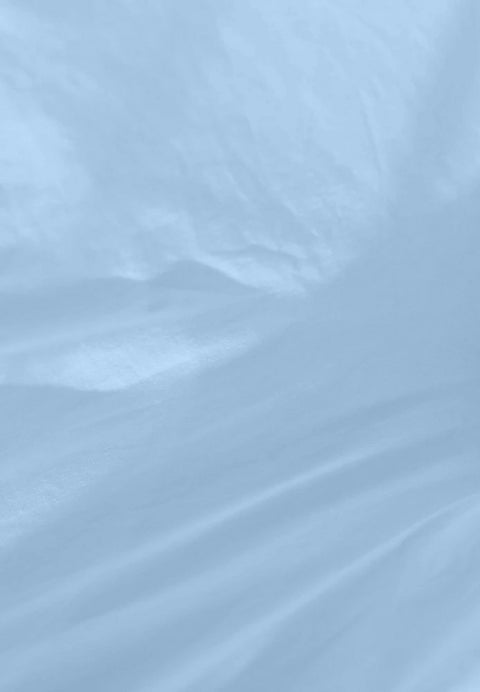 Sábana Bajera Celeste Cama 135cm Ajustable Polycotton