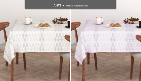 Mantel Antimanchas Mar 145x145cm