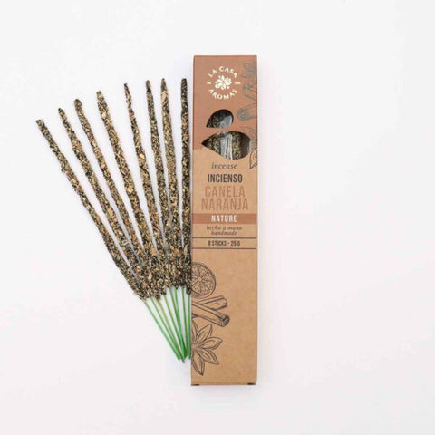 Pack 8 Inciensos Canela Naranja Nature Collection La Casa de los Aromas