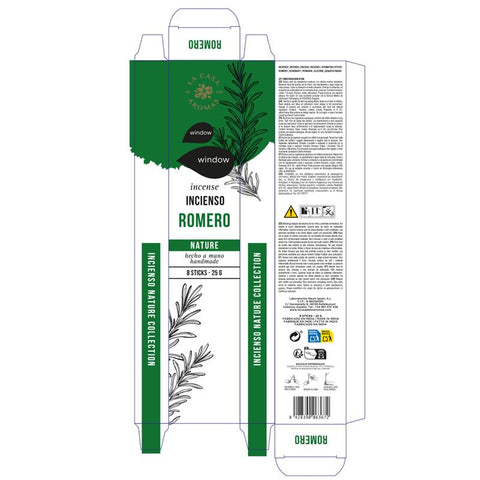 Pack 8 Inciensos Romero Nature Collection La Casa de los Aromas