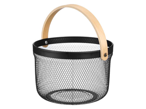 Cesta Redonda con Asa Negra