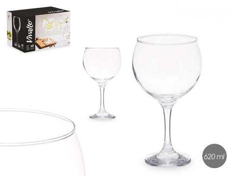 Pack 6 Copas de Vidrio 620ml