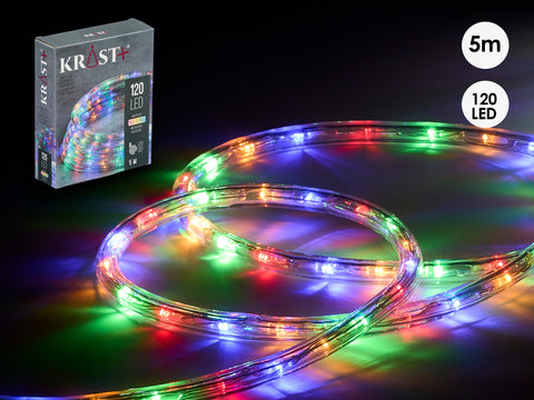 Manguera Led Exterior 5M 120 Led Multicolor Krist Luces Navideñas