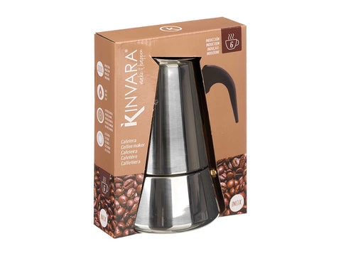 Cafetera Inducción Jarra 6 Tazas Acero