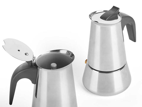 Cafetera Inducción Jarra 9 Tazas Acero
