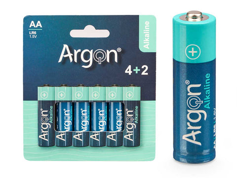 Pack 6 Pilas Alkalina Argón lr6 AA