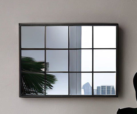 Miroir Fenêtre Noir 120x90cm (79€ en magasin)