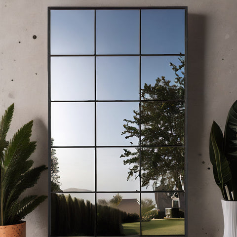 Miroir Fenêtre Noir 150x90cm (99€ en magasin)