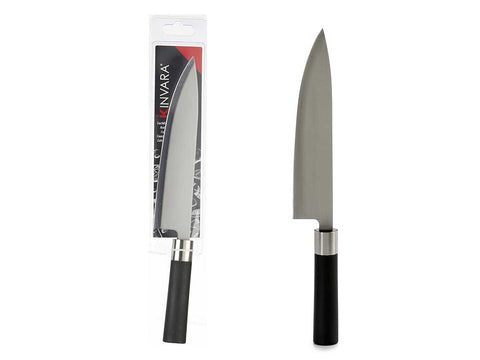 Cuchillo Grande Acero Mango Negro