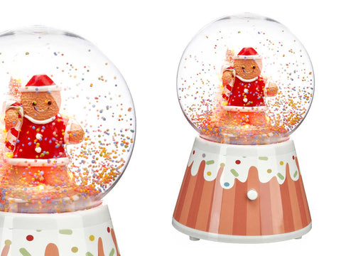 Bola de Música Nieve Pastel Niño Rojo