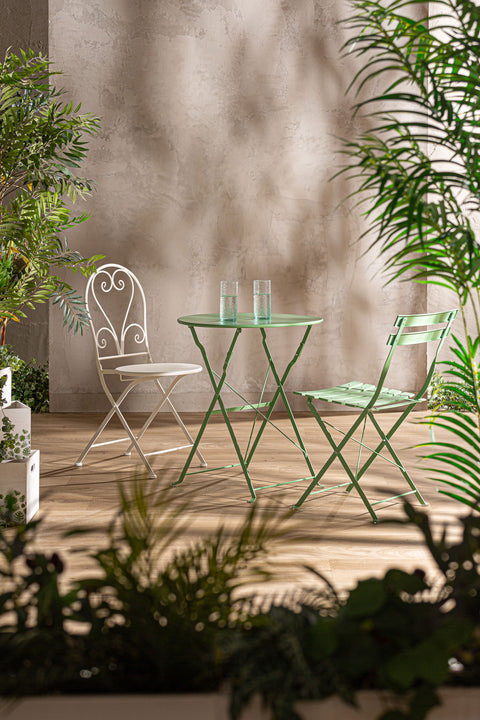 Mesa Plegable Sasha 60x60x70cm Verde