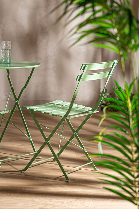 Silla Plegable Sasha 49x41x78cm Verde