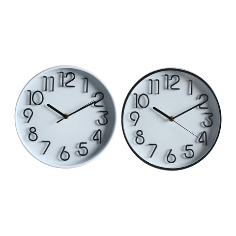 Reloj Pared surtido Blanco Negro