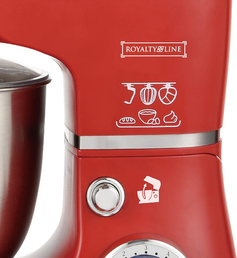 Robot Amasadora Rojo Multifunción 6 litros 1600w Royalty Line