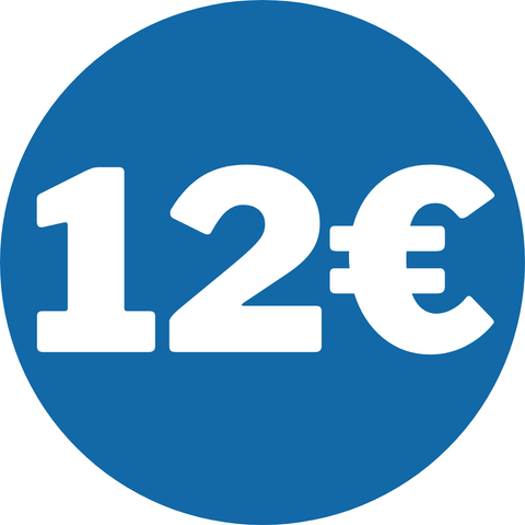 Étiquettes 12€ 400 unités