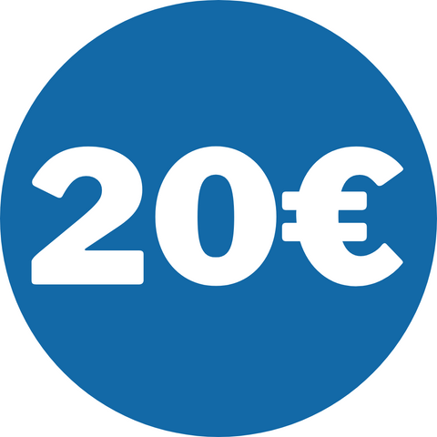 Etiquettes 20 400 € unités