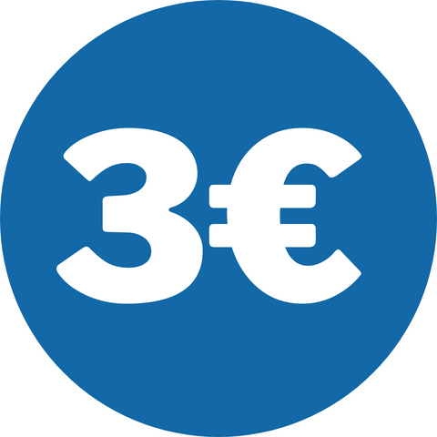 Etiquettes 3 400 € unités