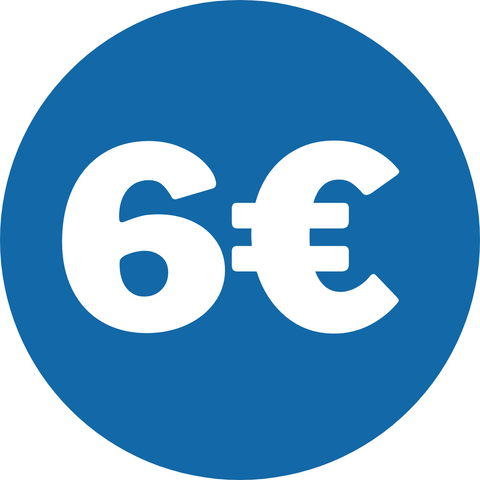 Etiquettes 6 400 € unités