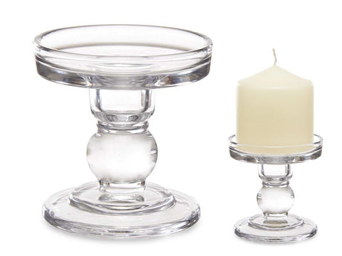 Candelabro Cristal Bolas 9cm