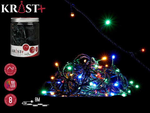 Tira Led Exterior Multicolor 8 Metros 100 Bombillas 8 Funcionalidades