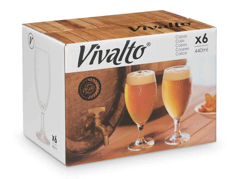 Pack 6 Copas de Cerveza 440ml