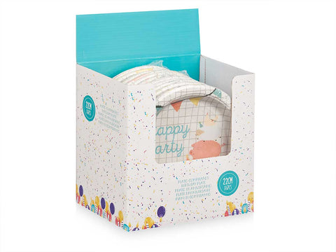 Set 6 Platos papel 22cm Infantil surt 2
