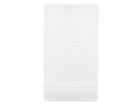 Alfombra Baño Antideslizante Cuadros Blanco Grande