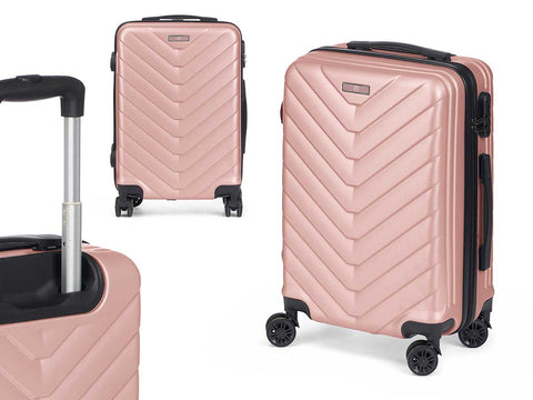 Maleta Escama de Cabina ABS Rosa