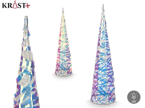 Árbol Cono Brillante 60cm Led