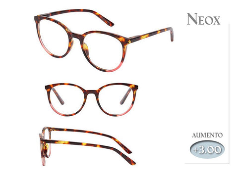 Gafas Lectura Neox Marrones 3,00 Aumento