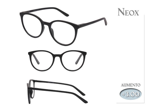 Gafas Lectura Neox Negras 3,00 Aumento