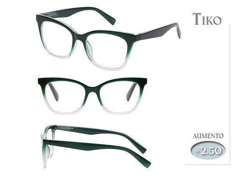 Gafas Lectura Tiko Verdes 2,50 Aumento