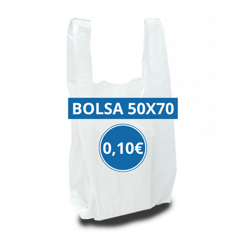 Sacs 200 unités 50x70cm Plastique