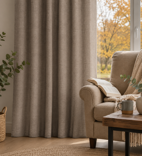 Cortina Linen 140x260cm Topo 160GSM Home'Secret