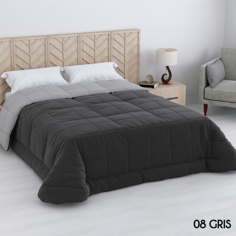 Edredón Reversible cama 150cm 400GSM Bicolor Roomers (250x270cm)