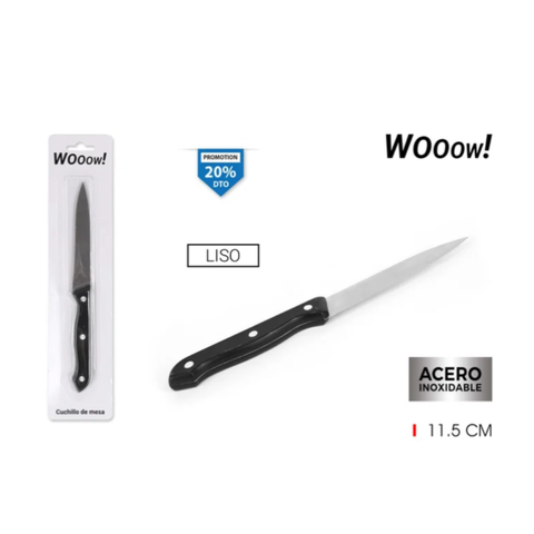 Cuchillo de Cocina Liso 11,5cm Acero Inoxidable
