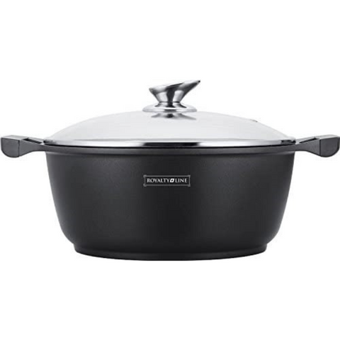 Cacerola con Tapa de Cristal 26cm 4,8 Litros Royalty Line