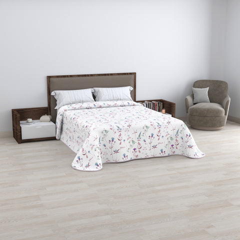 Colcha Ecobuti cama 150cm (180x260cm) Lara Rosa