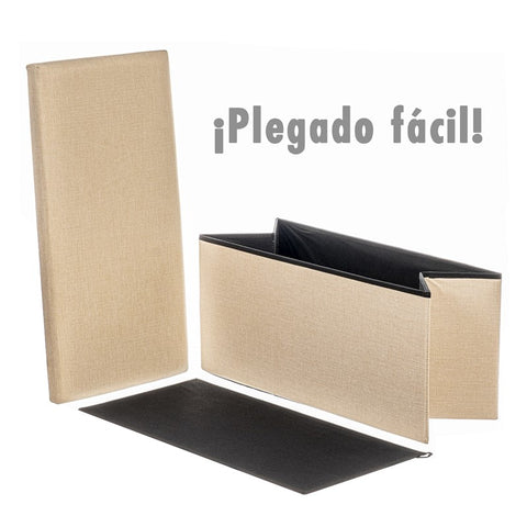 Pongotodo Plegable 76x38x38cm Beige