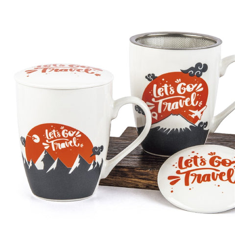 Taza de Infusión con Filtro 300ml Travel 2 modelos