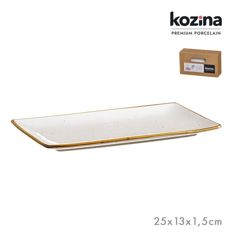 Plato Rectangular Akiko 25x13x1,5cm