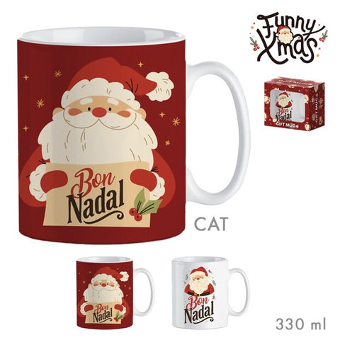 Taza Mug Pare Noel Català Caja Regalo