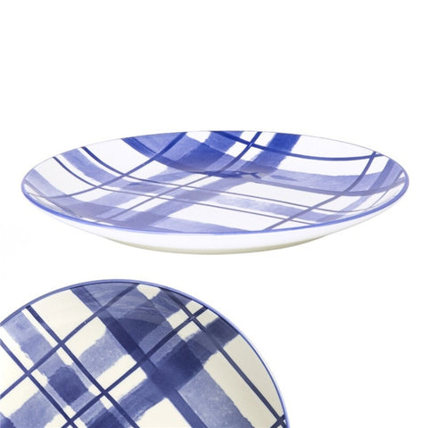 Plato Llano 26cm Santorini Azul