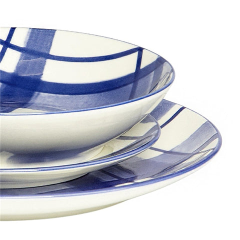 Plato Postre 19cm Santorini Azul