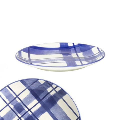Plato Postre 19cm Santorini Azul