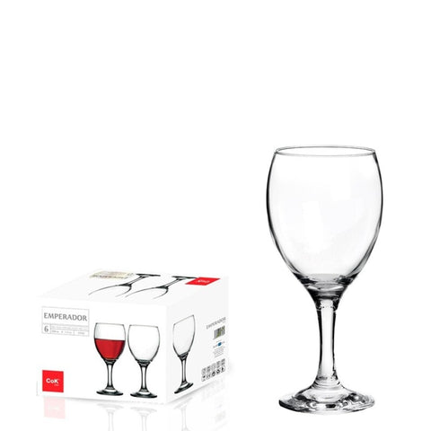 Pack 6 Copas de Vino Emperador 25cl