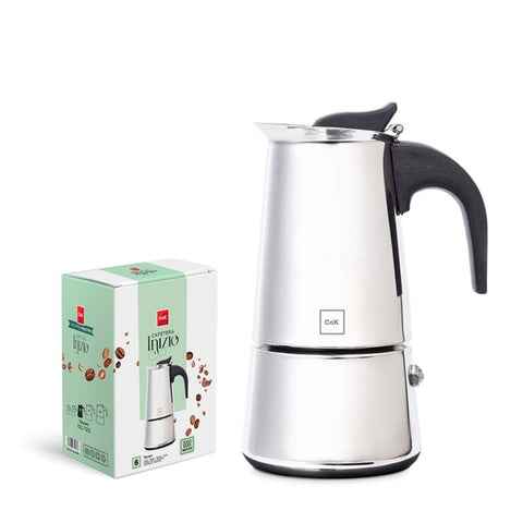 Cafetera Inducción 6 Tazas Inoxidable ''Inizio''