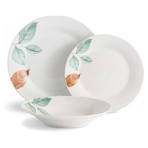Vajilla Porcelana 12 Piezas Bosco