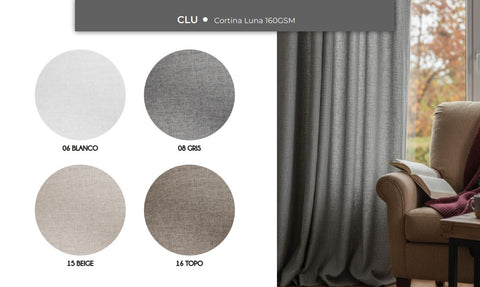 Cortina Linen 140x260cm Topo 160GSM Home'Secret